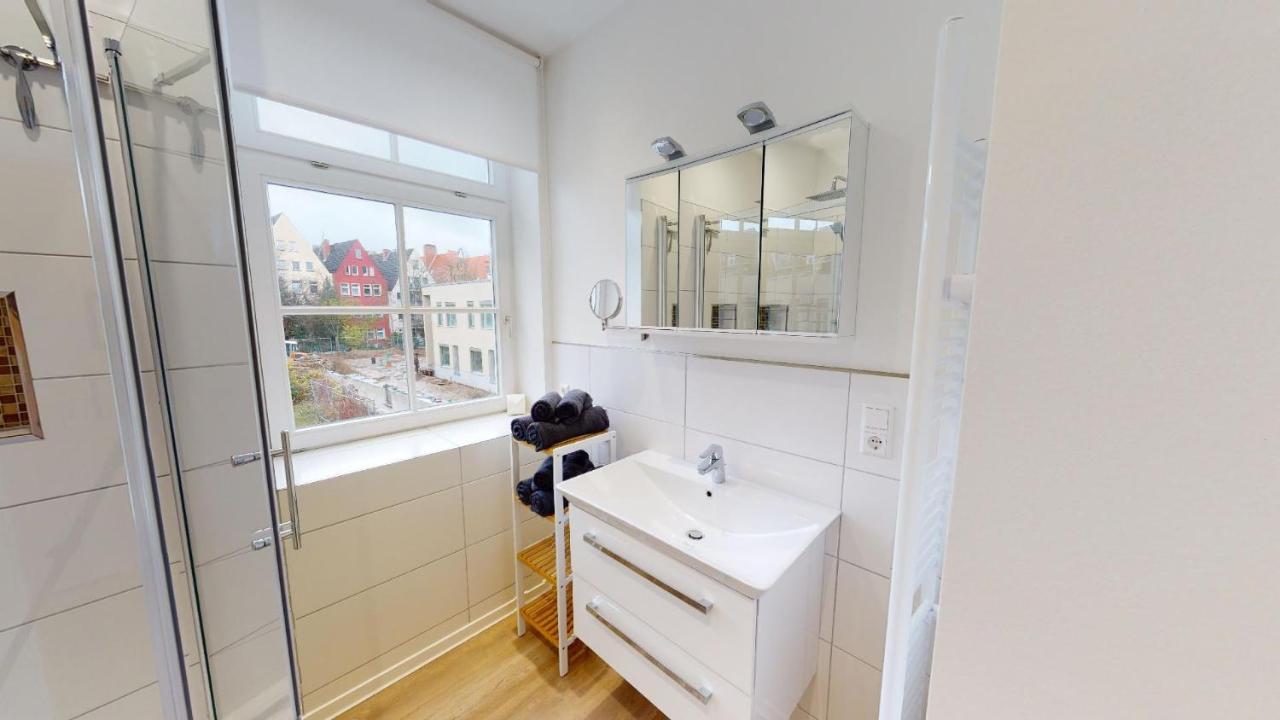 Lieblingsapartment No.3 mit 2 Schlafzimmern in Top City-Lage Rostock Exterior foto