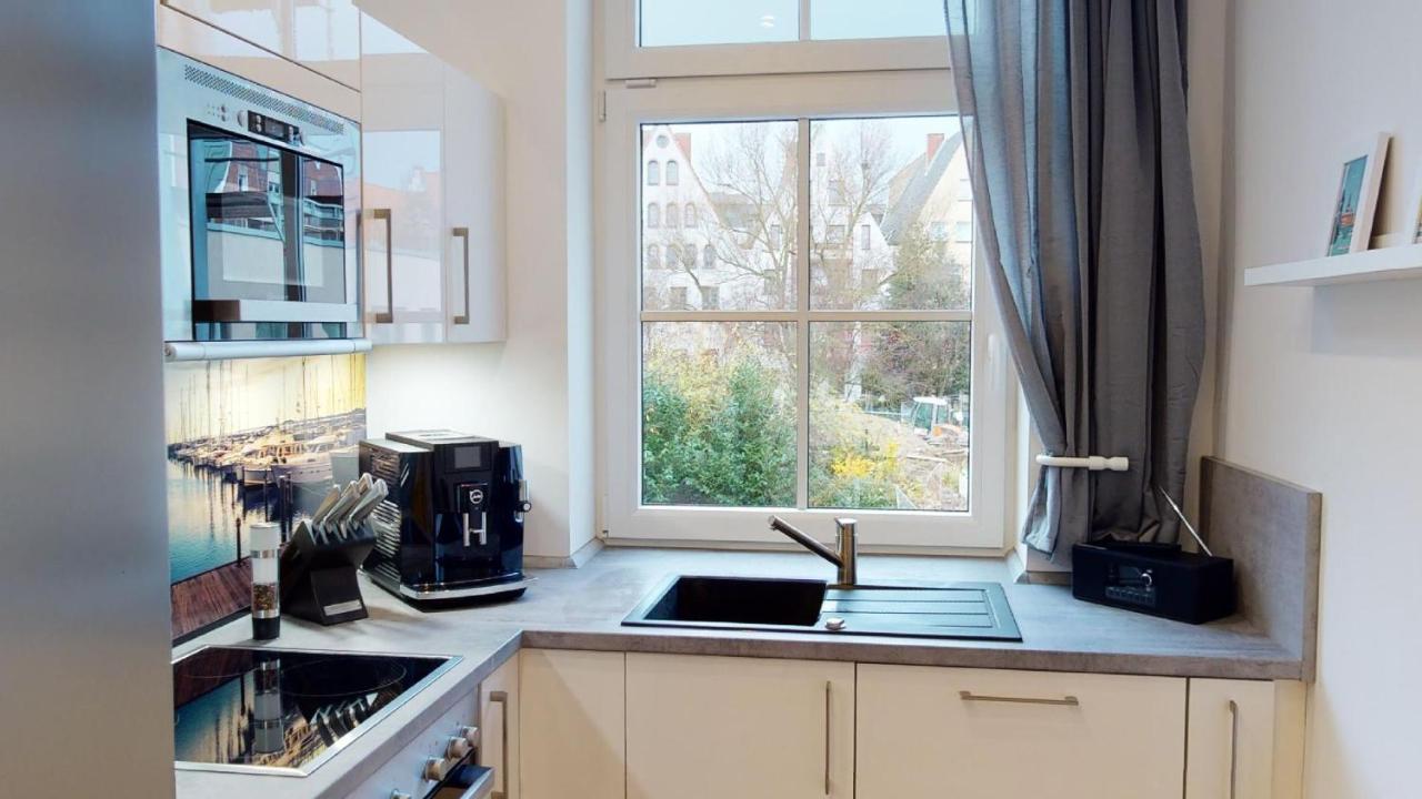Lieblingsapartment No.3 mit 2 Schlafzimmern in Top City-Lage Rostock Exterior foto